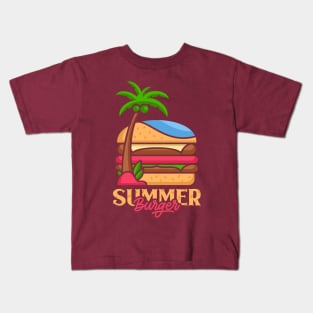 Summer Burger Kids T-Shirt